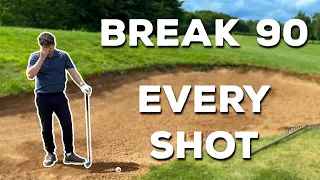 Trying to BREAK 90! - 18 Handicap Golfer | EVERY SHOT - Part Two