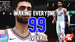 Making Everyone a 99 Overall in NBA 2k23