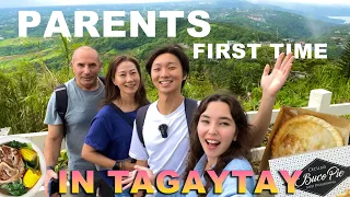 My Parents First Impression of Tagaytay Philippines 🇵🇭