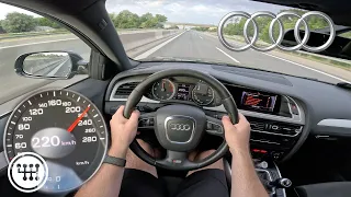 Audi A4 B8 2.0TDI 170Hp Top Speed Drive | NO SPEED LIMIT