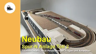 Neubau Spur-N Anlage | Teil 2 - Technik-Details, Pendelstrecke, Fragen | www.modellbahn-tricks.de