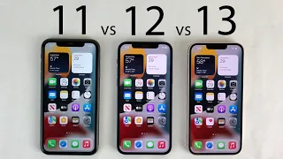 iPhone 13 vs 12 vs 11 Speed Test