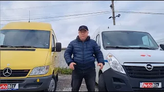 Який краще: старий Mercedes Sprinter  чи новіший Opel Movano?