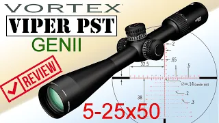 Vortex VIPER PST GEN II 5-25X50 FFP review