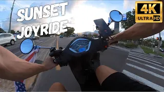 Florida Sunset Joyride | Piaggio Liberty 150S [4K]