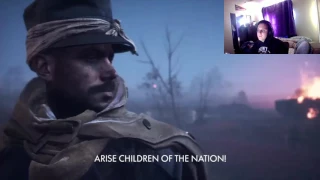 Reacting to battlefield 1 They shall not pass trailer.