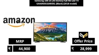 Samsung 108 cm (43 Inches) Full HD LED TV UA43N5010ARXXL (Black) (2018 model)