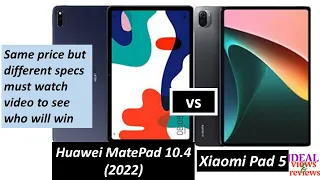 Huawei MatePad 10.4 (2022) vs Xiaomi pad 5 review // xiaomi pad 5 and Huawei MatePad 10.4 comparison