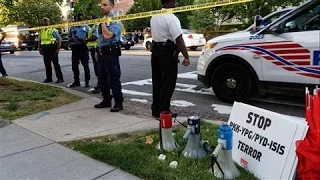 Erdogan's Security Staff Clash With Protesters in D.C.