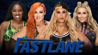 WWE Fastlane: Becky Lynch & Naomi Vs Carmella & Natalya [SIMULATION] #WWE #WWE2K18 #Fastlane