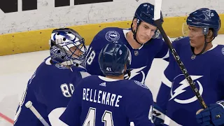 NHL 22 XSX | Carolina Hurricanes vs Tampa Bay Lightning | Full Simulation Next Gen Gameplay