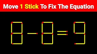 If you are GENIUS solve this | Matchstick puzzle | Ep : 24