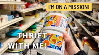 I’m On A MISSION! THRIFTING For Resale | VINTAGE Home Decor & More