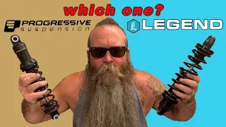 Which suspension is the best choice? Legend | Progressive shocks | Motorcycle Shock | Legends