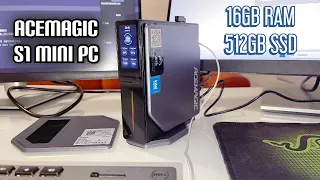 ACEMAGIC S1 Mini PC | 16GB DDR4 RAM 512GB | #acemagic #unboxing #review #howto #amazon #technology