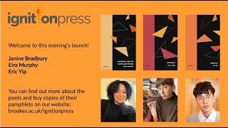 ignitionpress launch: Eira Murphy, Eric Yip, Janine Bradbury