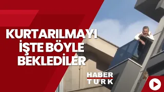 Depremde yıkılan binaların içinde kurtarılmayı beklediler