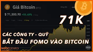 Crypto 73: Các CÔNG TY & các QUỸ bắt đầu FOMO vào #Bitcoin