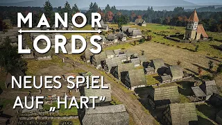 Manor Lords Gameplay Deutsch: Neue Kampagne auf hart! - Let's Play #1