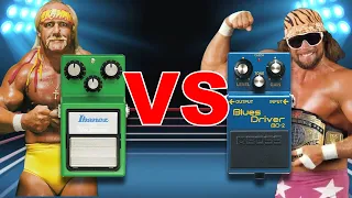 What's the difference? Ibanez Tube Screamer TS9 vs Boss Blues Driver!!!