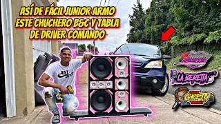 ASÍ DE FÁCIL JUNIOR ARMO ESTE CHUCHERO B&C DE 12 Y TABLA DE DRIVER COMANDO 🔥