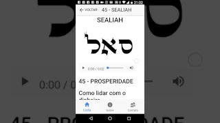 Cabalá - Prosperidade - Anjo 45 - Sealiah - 72 Nomes D'us