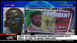 Mali-Russia | Mali junta finalising deal to allow Russian mercenaries into Mali: Izak Khomo
