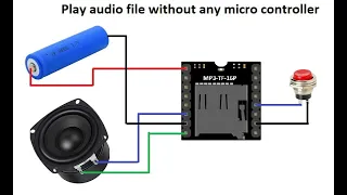 MP3 TF Module Playing Audio Without Any Micro controller | DF player mini play audio