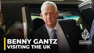 Benny Gantz visiting the UK following diplomatic meetings in Washington