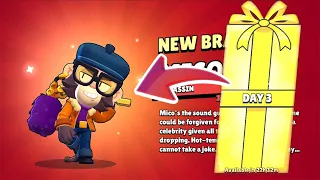 BRAWLIDAYSS FREE GIFTS🔥🎁 NEW BRAWLER MICO IS HERE 😱🔥🎁 GIFTS BRAWL STARS NEW UPDATE🎁🎁