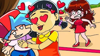 Friday Night Funkin vs Squid Game Love Story - Cartoon Animation