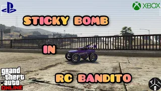 GTA ONLINE | STICKY BOMB IN RC BANDITO | PS | OLD & NEW GEN