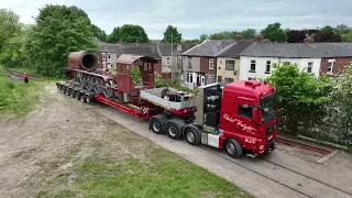 No. 2007 makes its way to (the new) Darlington Locomotive Works.