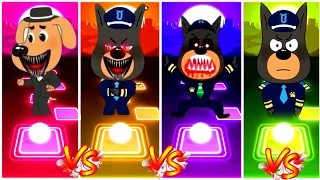 SHERIFF LABRADOR FRIENDS🆚SHERIFF LABRADOR EXE🆚SHERIFF LABRADOR🆚 SHERIFF  TEAM,,🎶 Who is Best?♥️💛💜