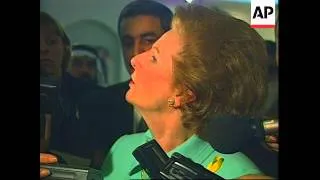 Kuwait - Visit former British PM Margaret Thatcher