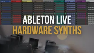 How to use HARDWARE SYNTHS with ABLETON LIVE | hybrid setup tutorial