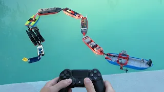 10 Lego Boats Connected = BOAT TRAIN