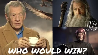 Gandalf VS Magneto - Who Would Win?! Sir Ian McKellen says who!