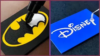 SATISFYING BRAND LOGO Art That Will Relax You Before Sleep | ART TIKTOKS ▶01