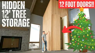 ULTIMATE CHRISTMAS TREE STORAGE SOLUTION!!!... Hiding 12 Foot Tall Doors!