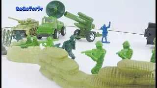 Lego ninja VS Army Men | Toy Soldier stop motion film