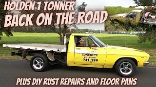HOLDEN REVIVAL WITH DIY RUST REPAIRS FOR PARKED FOR YEARS CLASSIC CAR SURVIVOR AUSSIE 1 TONNER UTE