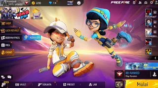 BOBOIBOY SOLAR DAN YING MASUK GAME FREE FIRE!!! GAME LUCU FF