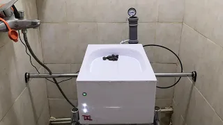 Автоматический кошачий туалет. Дина, Татарстан.