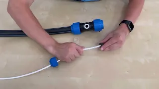 Набор для монтажа греющего кабеля в ПНД трубу