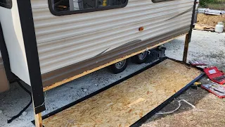 How to build an RV slide out floor from scratch the right way! | RV Repair and Renovation