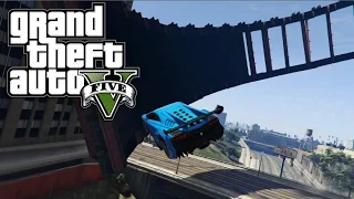 ZAVRSIO JE TRKU NISAM NI ZNAO ! Grand Theft Auto V - Lude Trke w/Cale