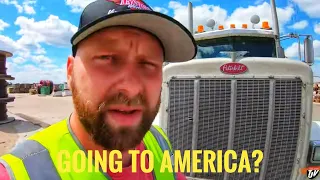GOING TO AMERICA? | My Trucking Life | #2311