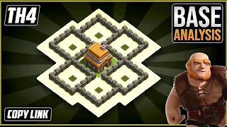 NEW BEST TH4 HYBRID/TROPHY[defense] Base 2020!!  Town Hall 4 Hybrid Base Design - Clash of Clans