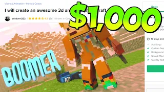 I bought $1000 dollars worth of minecraft intros